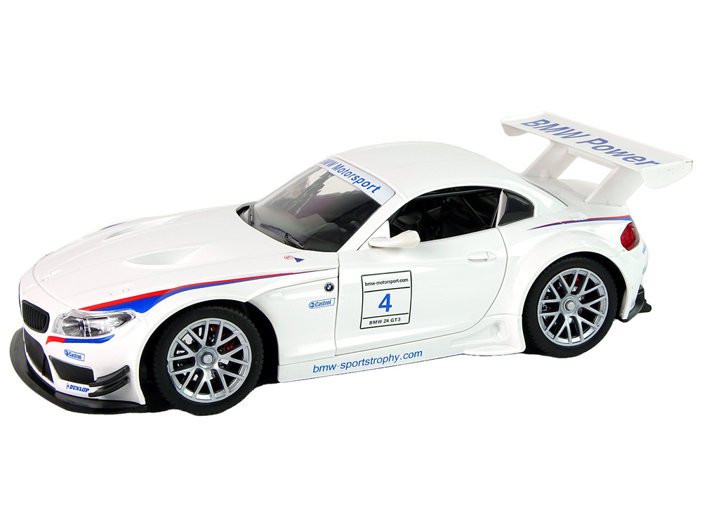 Bestuurbare auto - BMW Z4 - R/C - 31x9x13 cm - wit