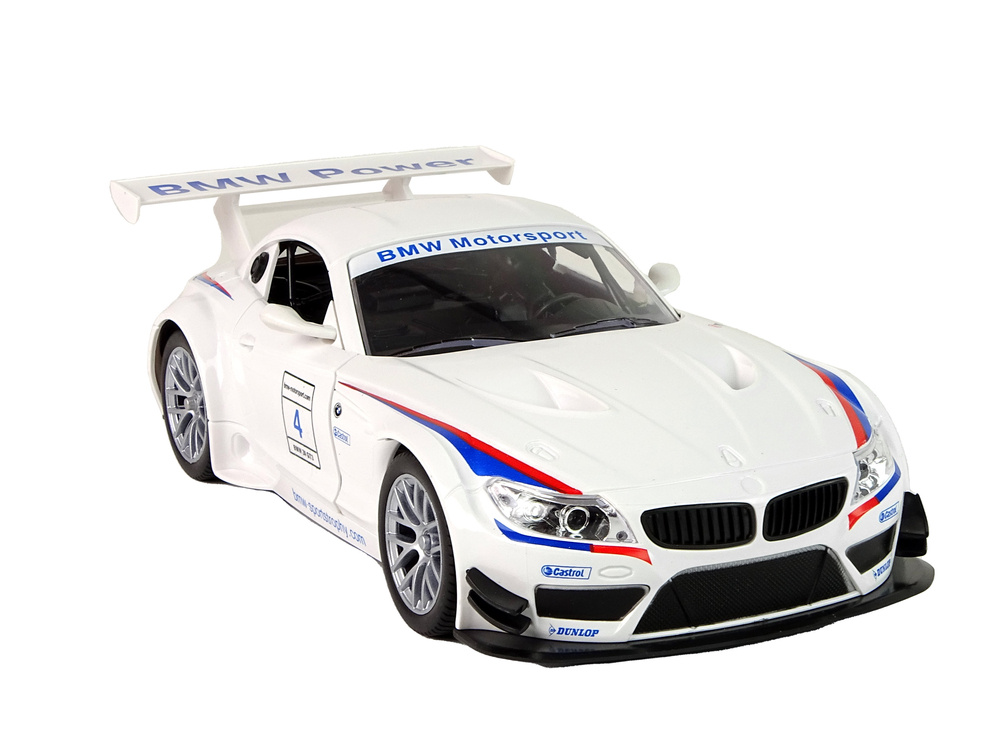 Bestuurbare auto - BMW Z4 - R/C - 31x9x13 cm - wit