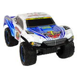 Bestuurbare auto - Truck Monster - R/C - 32x15x19cm - wit