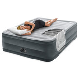 INTEX Luchtbed - 2 persoons - ingebouwde pomp - 203x152x56cm