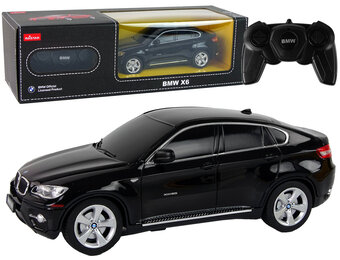 Bestuurbare Auto - BMW X6 - R/C - 20x7x8cm - zwart
