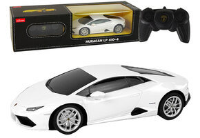 Bestuurbare auto - Lamborghini Huracan - R/C - 19x5x8cm - wit