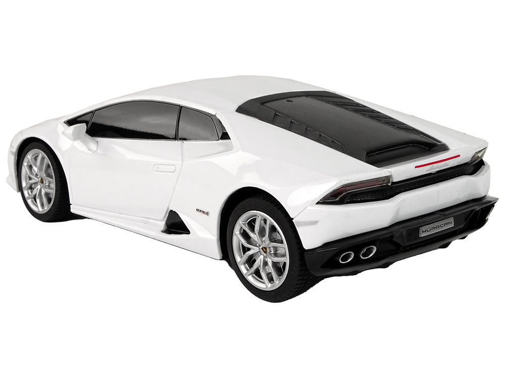 Bestuurbare auto - Lamborghini Huracan - R/C - 19x5x8cm - wit