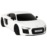 Bestuurbare Auto - Audi R8 - R/C - 18x5x8cm - wit