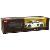 Bestuurbare Auto - Audi R8 - R/C - 18x5x8cm - wit