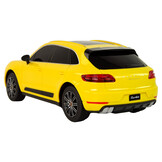 Bestuurbare auto - Porsche Macan Turbo - R/C - 19x7x7,5cm - geel