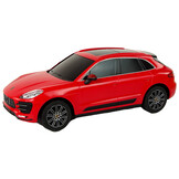 Bestuurbare auto - Porsche Macan Turbo - R/C - 19x7x7,5cm - rood