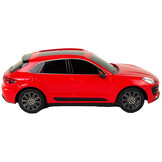 Bestuurbare auto - Porsche Macan Turbo - R/C - 19x7x7,5cm - rood