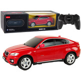 Bestuurbare auto - BMW X6 - R/C - 20x7x8cm - rood