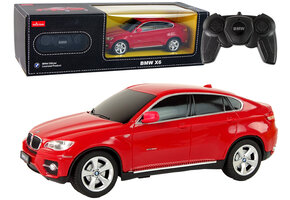 Bestuurbare auto - BMW X6 - R/C - 20x7x8cm - rood
