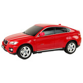 Bestuurbare auto - BMW X6 - R/C - 20x7x8cm - rood