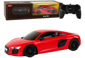 Bestuurbare Auto - Audi R8 - R/C - 18x5x8cm - rood