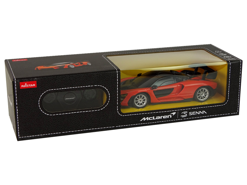 Bestuurbare auto - McLaren - R/C - 19x5x8 cm - rood