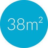 Luchtreiniger WEBBER AP8410 - 41x32x18,5cm - tot 38m2 - wit