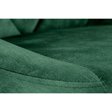 Barkruk velvet - 45x38x83cm - 360 graden draaibaar - donkergroen