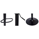 Barkruk velvet - 45x38x83cm - 360 graden draaibaar - donkergroen