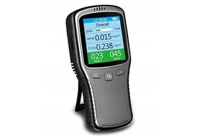 Luchtkwaliteitsmeter WEBBER SP86 - lasermeting - 7x4,3x15 cm