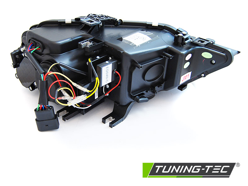 Koplampen geschikt voor AUDI A4 B8 12-15 LED DRL - zwart