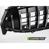 Grille geschikt voor MERCEDES CLA W118 19- sport stijl - chroom zwart