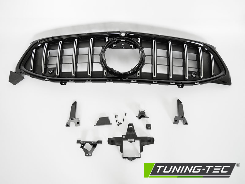 Grille MERCEDES CLA W118 19- sport stijl - chroom zwart
