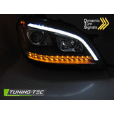 Koplampen geschikt voor MERCEDES W164 ML M-klasse 09-11 - Tube light - zwart