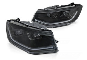 Koplampen geschikt voor VW CADDY 20- tube light DRL - zwart