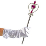 Zeemeermin jurk - maat 120 - met rode pruik en accessoires