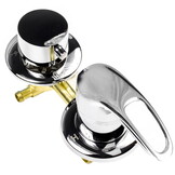 Mengkraan voor hydromassagecabine - 105mm - 4 functies - chroom