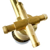 Mengkraan voor hydromassagecabine - 105mm - 4 functies - chroom