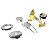 Mengkraan voor hydromassagecabine - 145mm - 4 functies - chroom