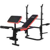 Halterbank - tot 110 kg - verstelbaar - zwart