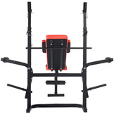 Halterbank - tot 110 kg - verstelbaar - zwart