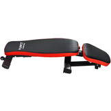 Halterbank - opvouwbaar - verstelbaar - tot 110 kg - zwart, rood