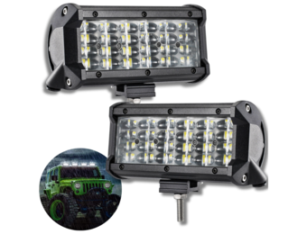 Werklamp - 240W - LED-lampen - set van 2 - zwart