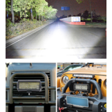 Werklamp - 240W - LED-lampen - set van 2 - zwart