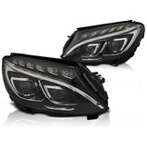 Koplampen MERCEDES W205 14-18 DRL - zwart