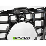 Grille geschikt voor MERCEDES W205 14-18 - GTR look - glanzend zwart