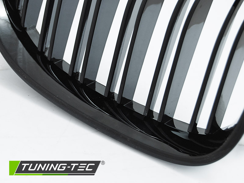 Grille geschikt voor BMW E60 / E61 03-10 - sport stijl - glanzend zwart