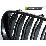 Grille BMW E60 / E61 03-10 - sport stijl - glanzend zwart