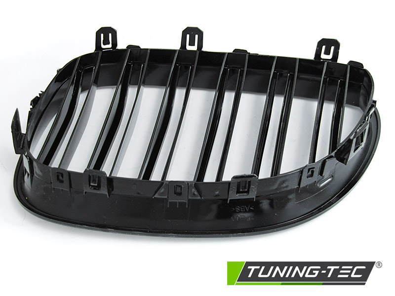 Grille geschikt voor BMW E60 / E61 03-10 - sport stijl - glanzend zwart