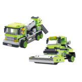 Bouwset - betonmixer - 41x31x7cm - 369 delig - groen