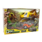 Dinosaurus Speelgoed - jurassic set - met voertuigen - 9 delig