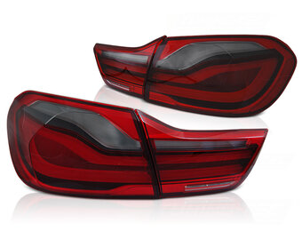 Achterlichten BMW F32/ F33/ F36 2013-2016 - LED - rood smoke