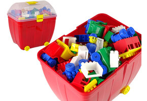 Bouwblokken - K2 blokken - 280 delig - 30 mm - met opbergkist