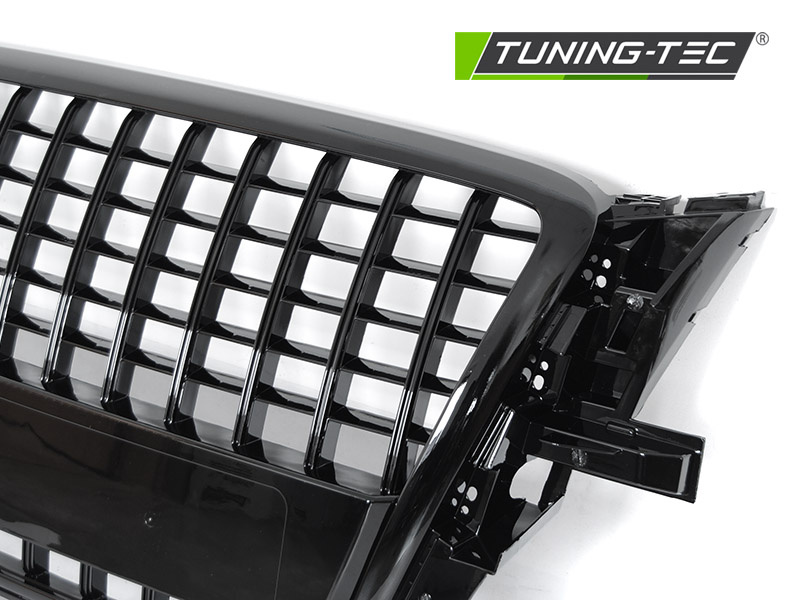 Grille voor AUDI Q5 2008-09/2012 - sport stijl - glanzend zwart