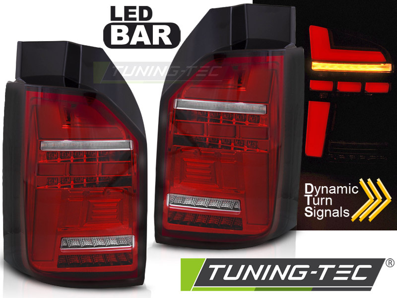 Achterlichten voor VW T6.1 vanaf 2020 - LED OEM - rood wit