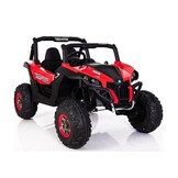Elektrische kinderauto - Buggy - met MP4 TV - 24V - rood