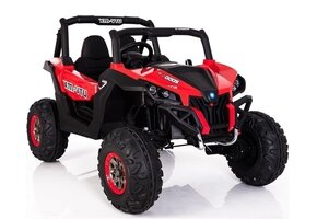 Elektrische kinderauto - Buggy - met MP4 TV - 24V - rood