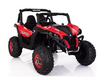 Elektrische kinderauto - Buggy - met MP4 TV - 24V - rood