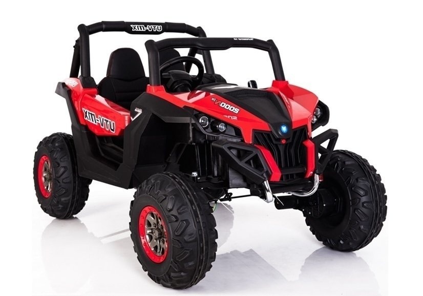 Elektrische kinderauto - Buggy - met MP4 TV - 24V - rood